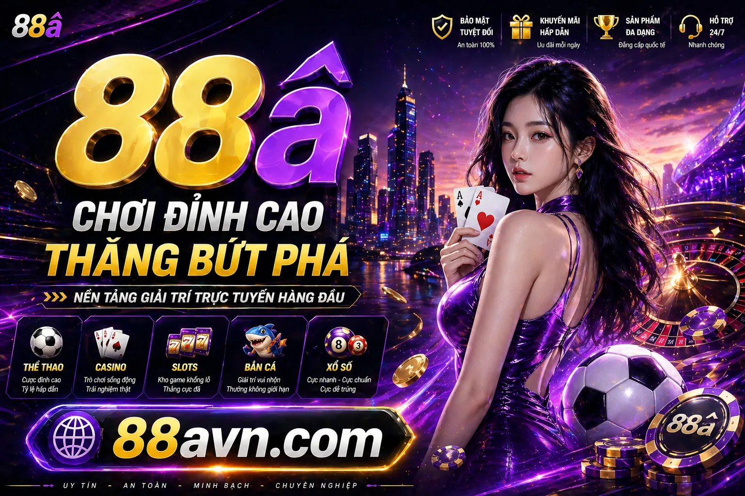 Các trò chơi casino đa dạng tại qq288 bet